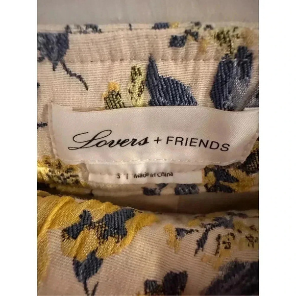 Revolve Lovers And Friends Warren Shorts in Yellow And Blue Sz S - Picture 5 of 5